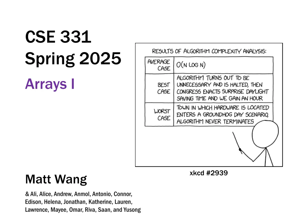 cse 331 spring 2025 n.w