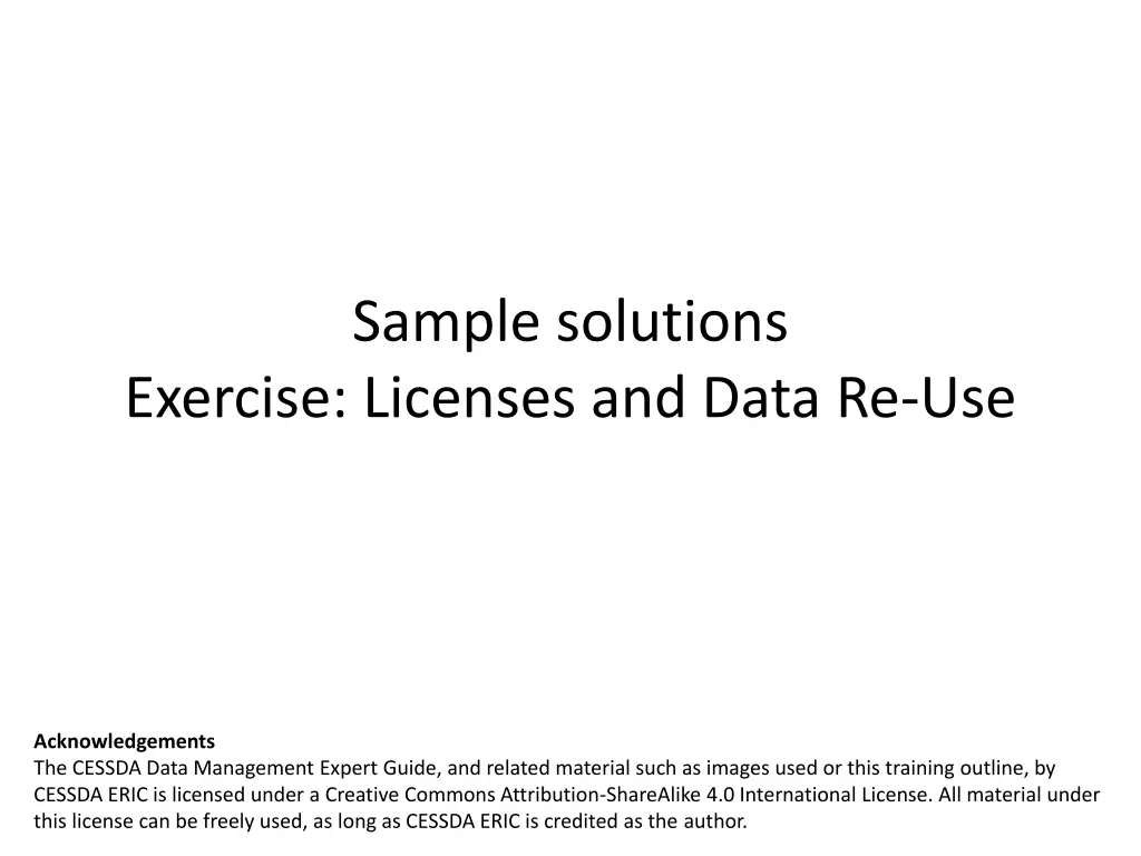 sample solutions n.w