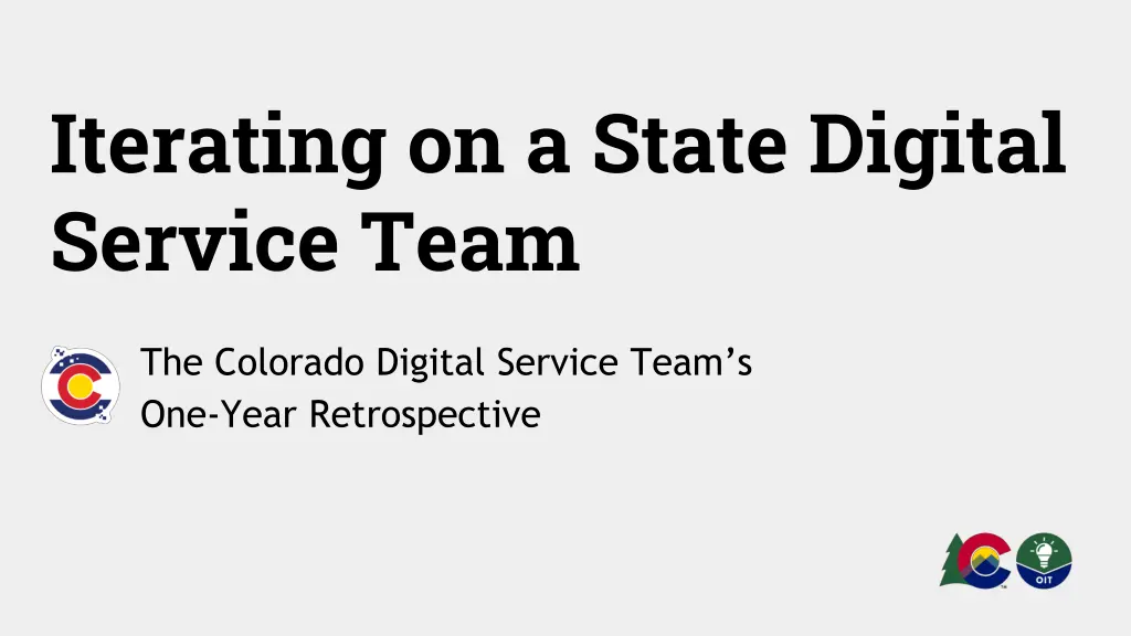 iterating on a state digital service team n.w