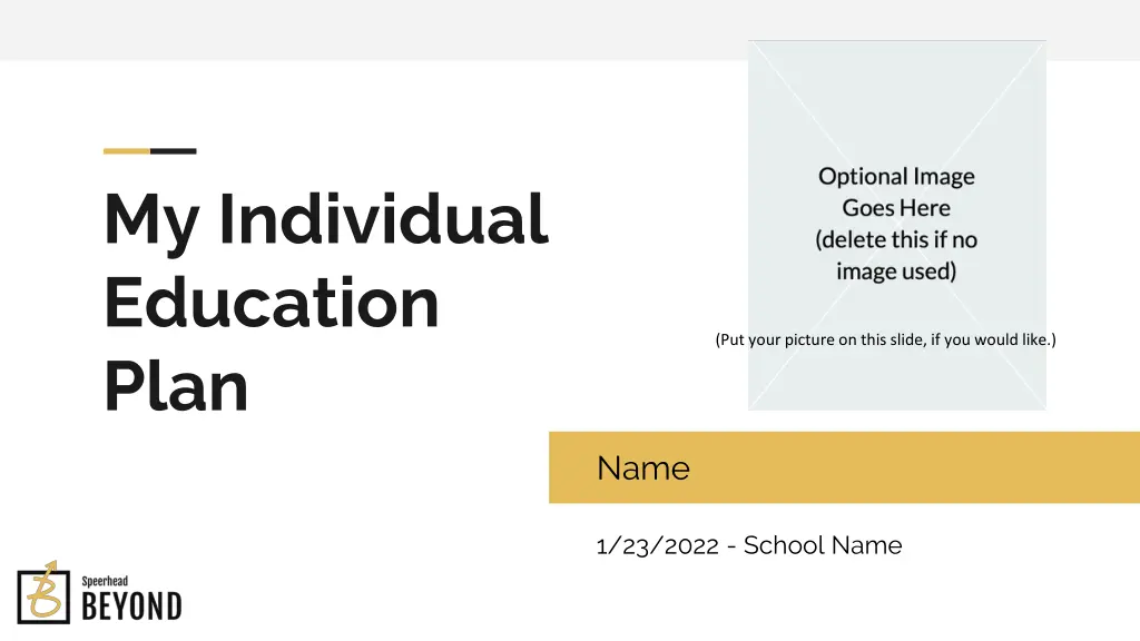 my individual education plan n.w