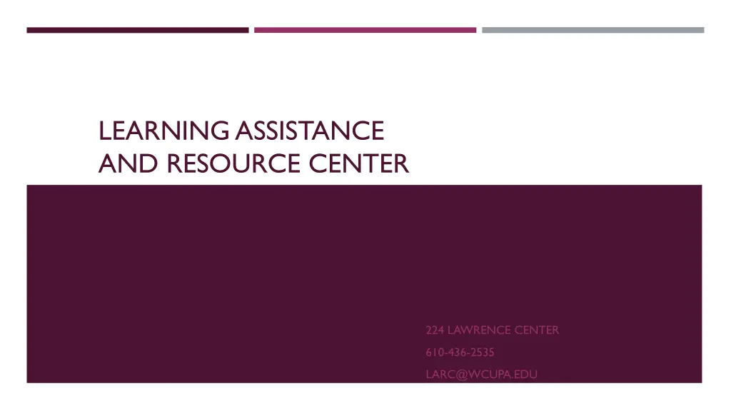 learning assistance and resource center n.w