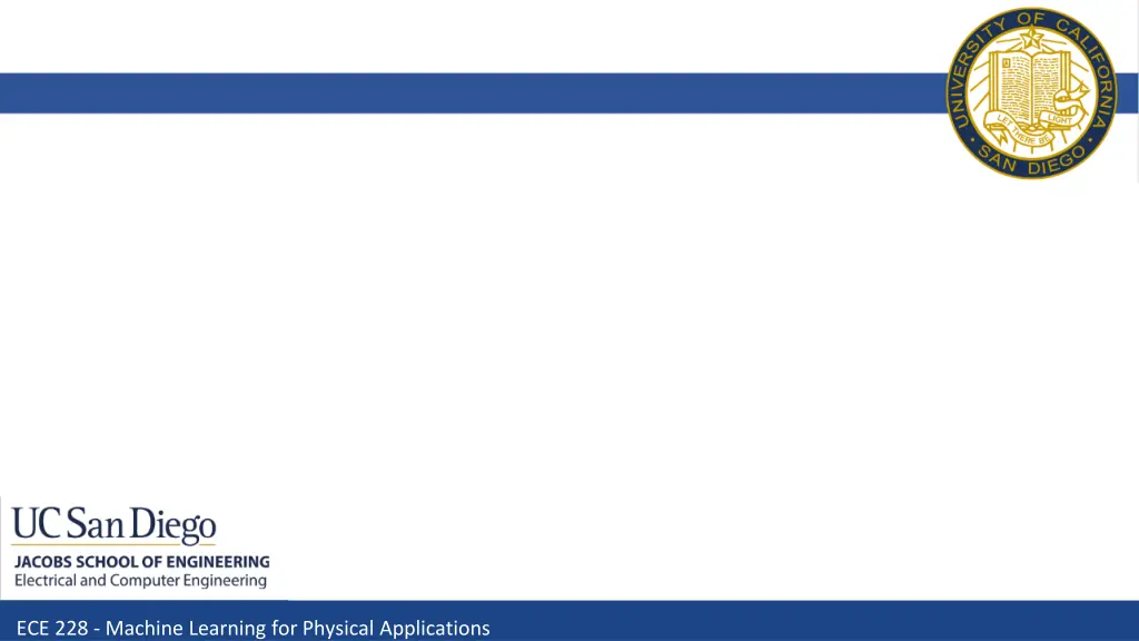 ece 228 machine learning for physical applications n.w