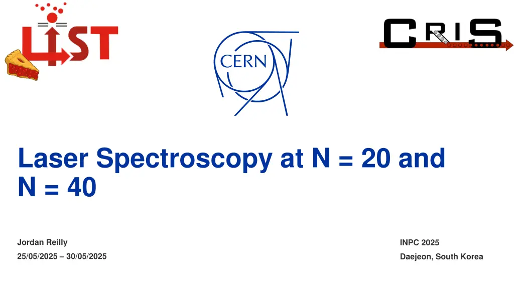 laser spectroscopy at n 20 and n 40 n.w