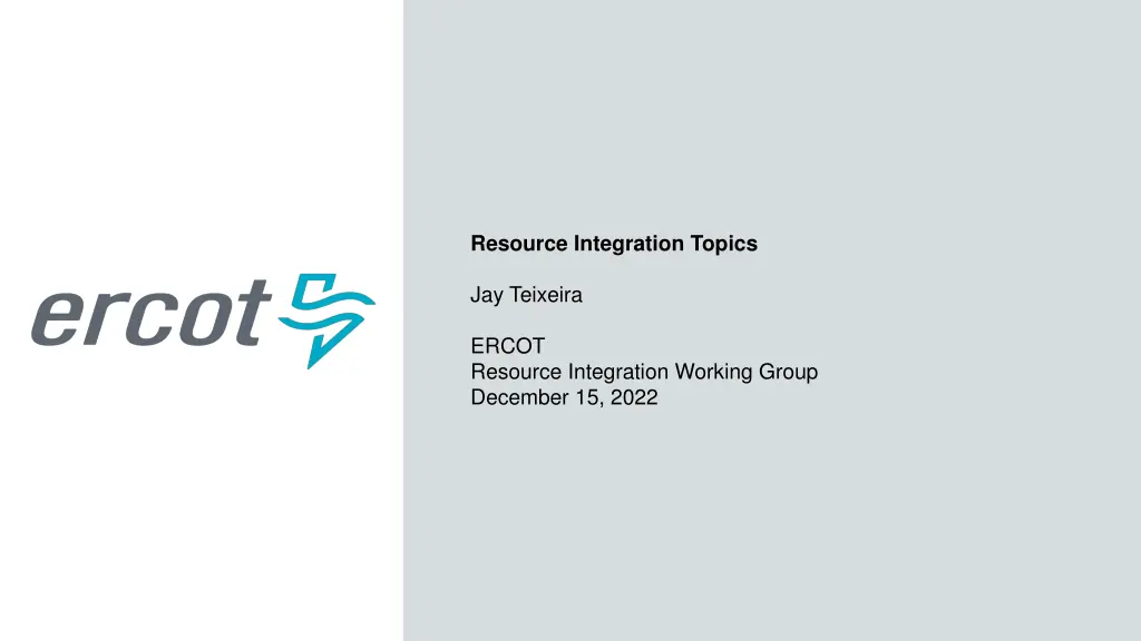 resource integration topics n.w