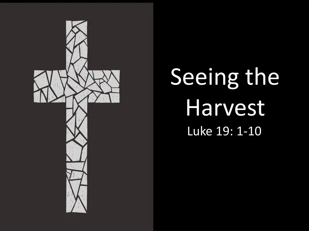 seeing the harvest luke 19 1 10 n.w