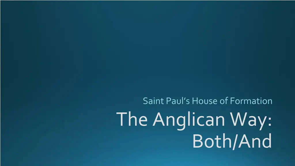 saint paul s house of formation n.w