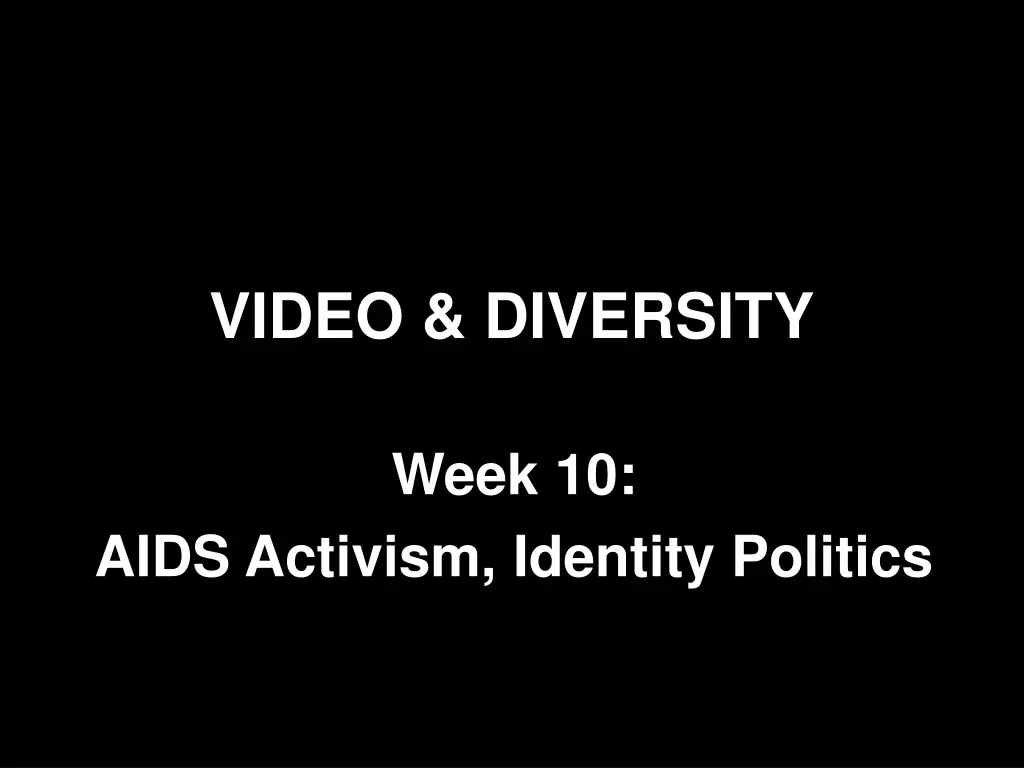 video diversity n.w