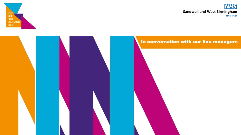 in conversation with our line managers n.w