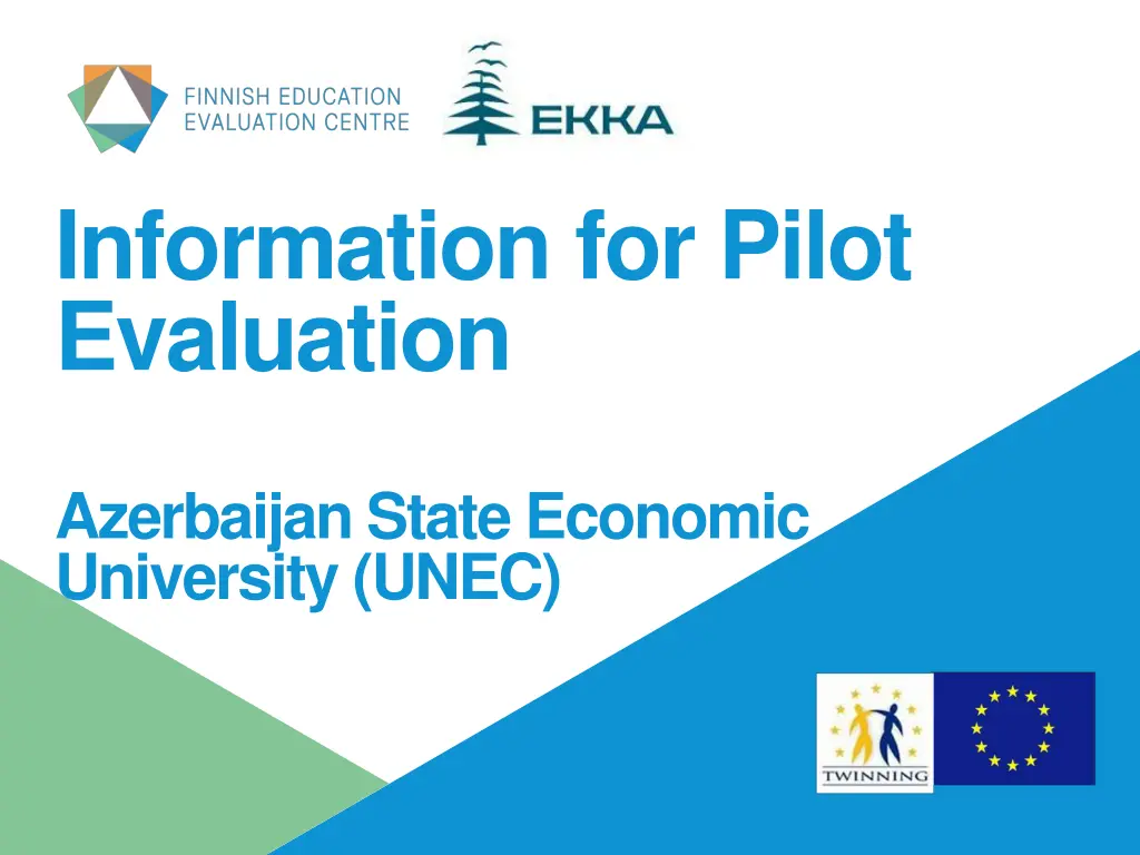 information for pilot evaluation n.w