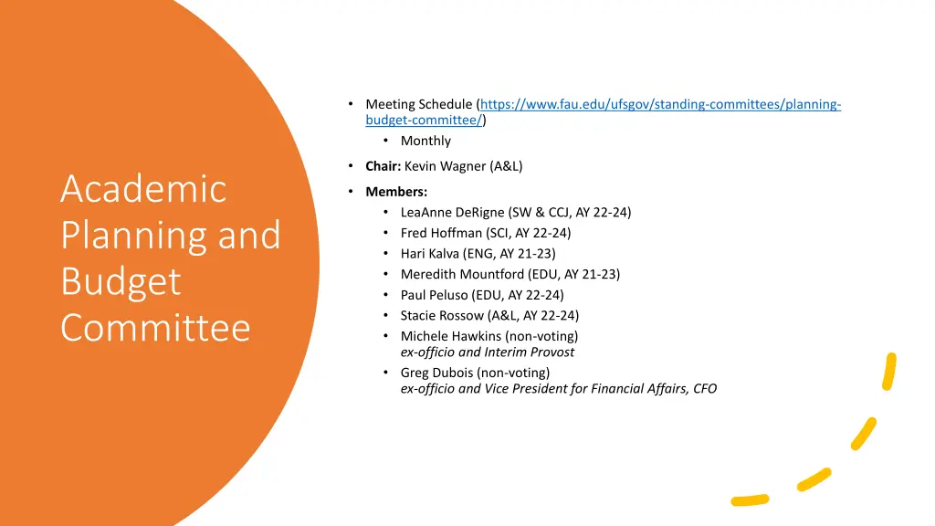 meeting schedule https www fau edu ufsgov n.w