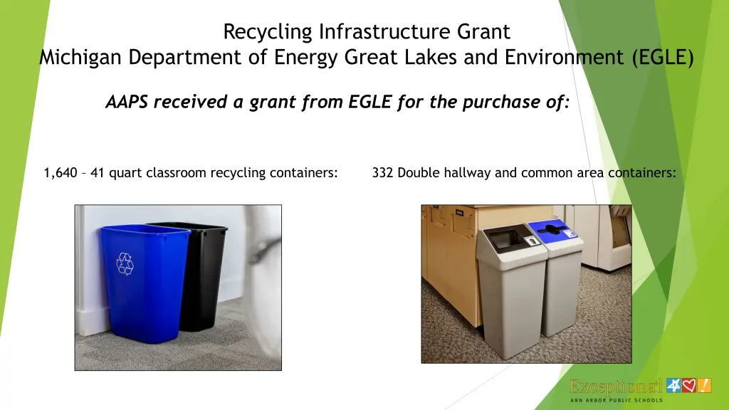 recycling infrastructure grant n.w