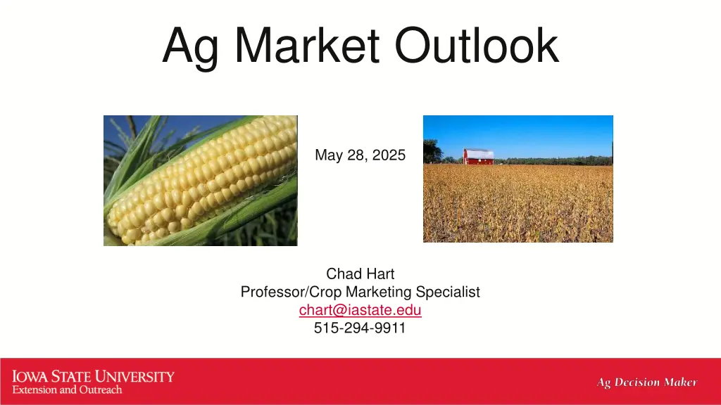 ag market outlook n.w