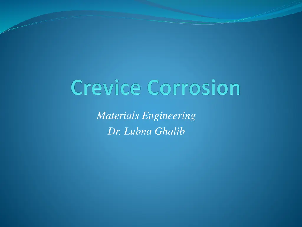 materials engineering dr lubna ghalib n.w