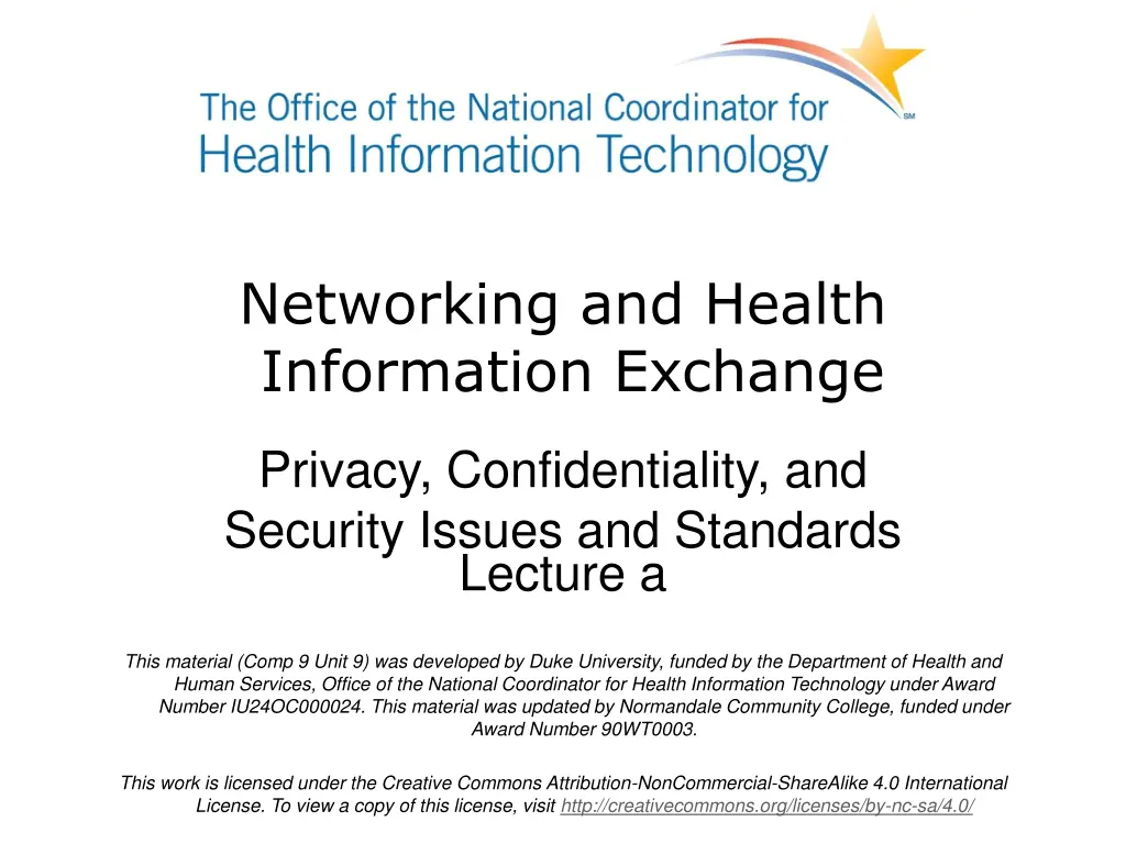 networking and health information exchange n.w