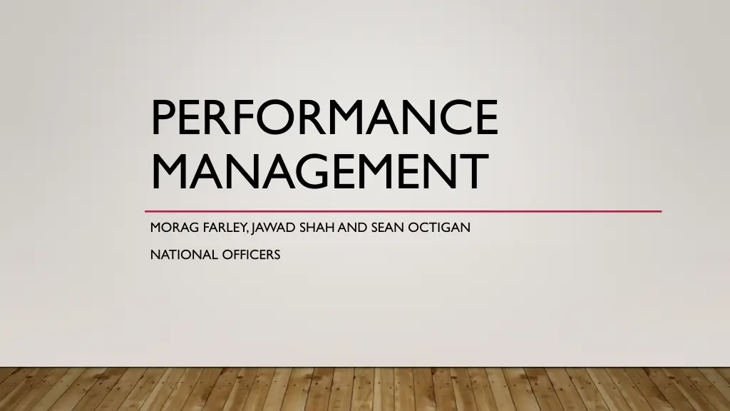 performance management n.w