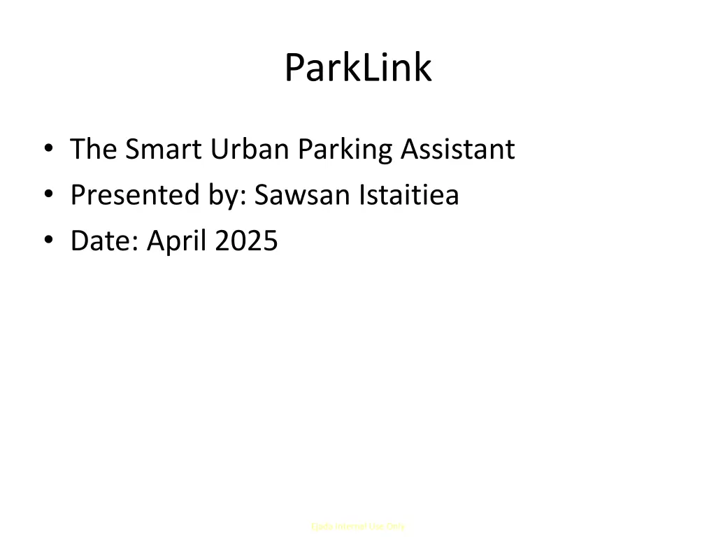parklink n.w