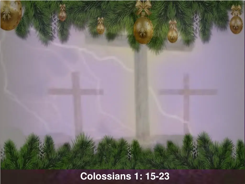 colossians 1 15 23 n.w