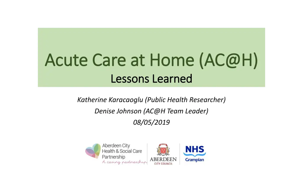 acute care at home ac@h acute care at home ac@h n.w