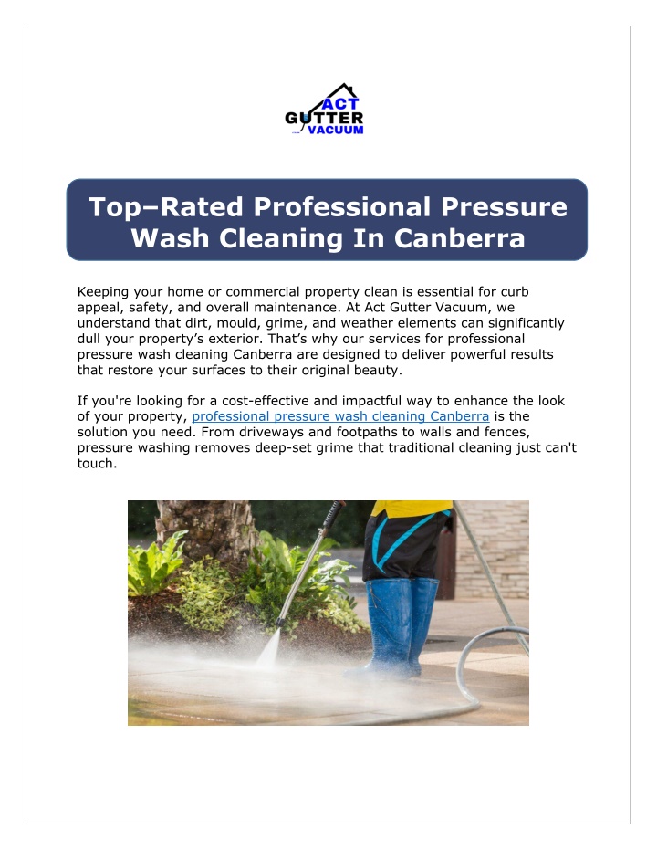 top rated professional pressure wash cleaning n.w