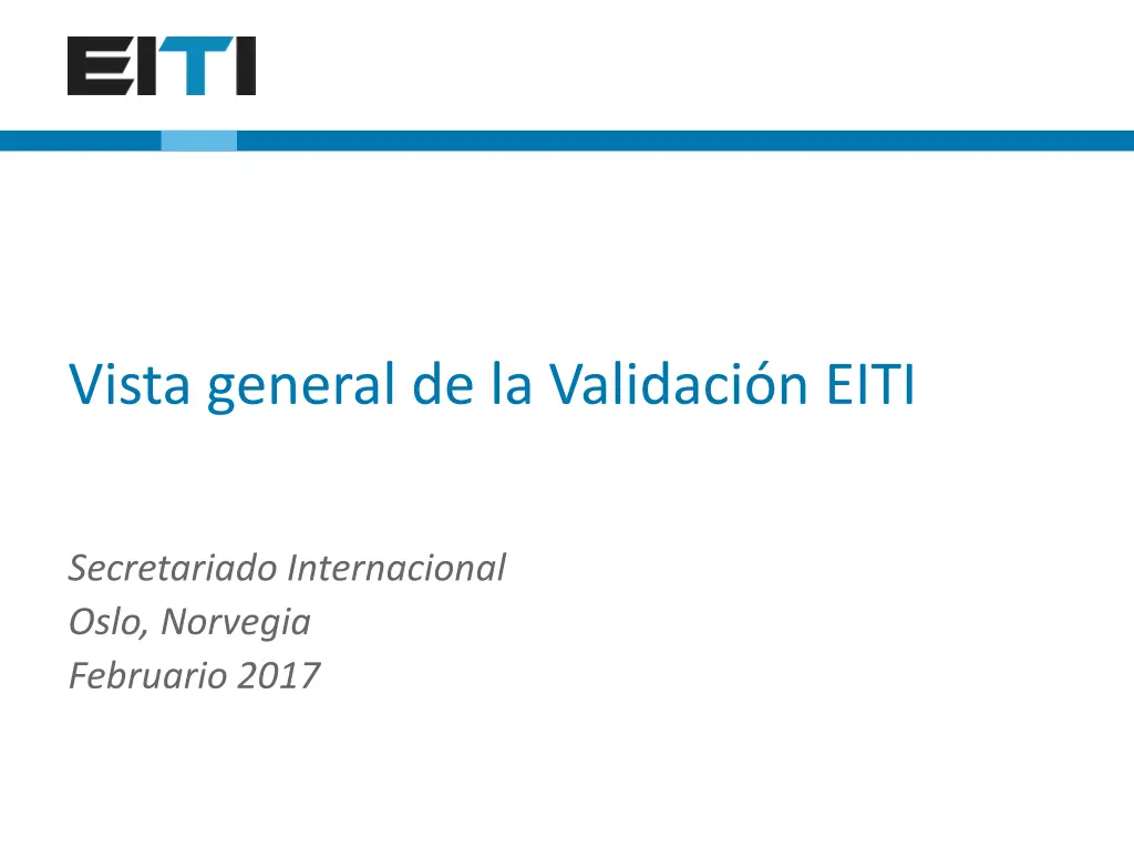 vista general de la validaci n eiti n.w