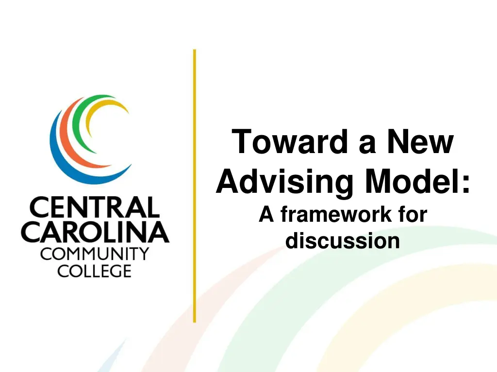 toward a new advising model a framework n.w