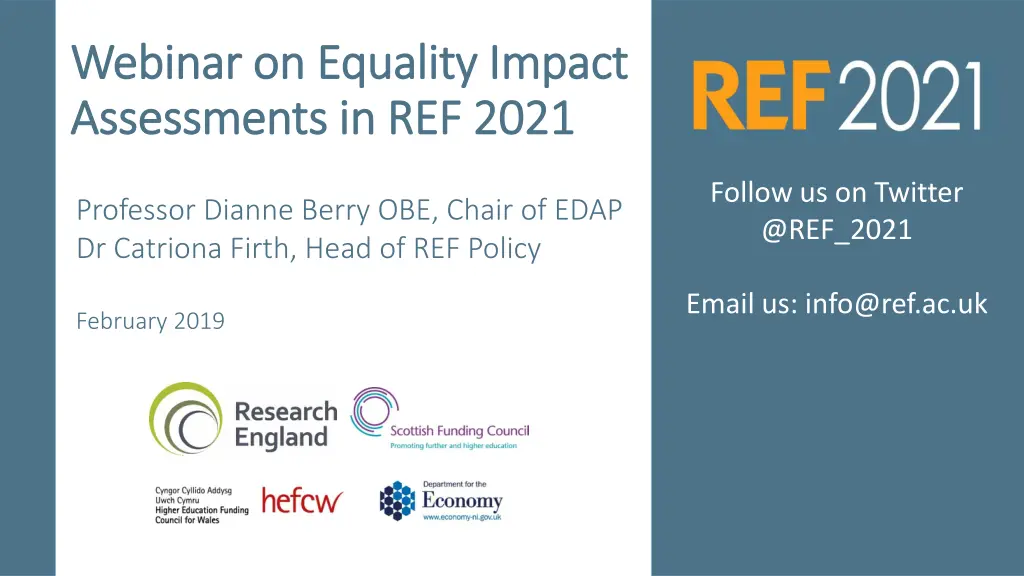 webinar on equality impact webinar on equality n.w