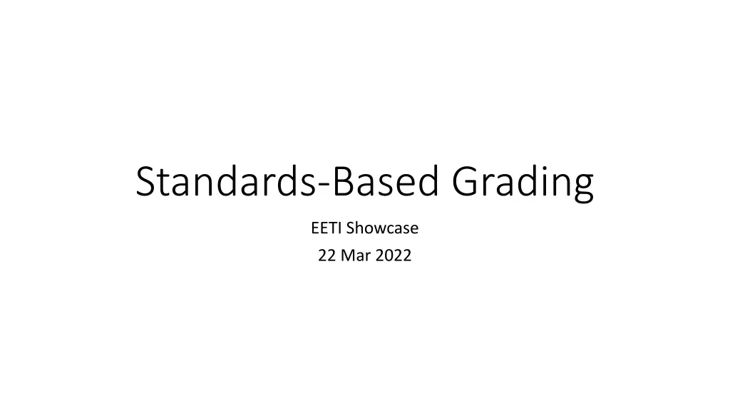 standards based grading n.w