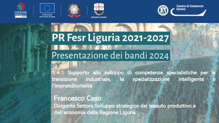 Supporting Industrial Transition and Entrepreneurship Development in Liguria Region