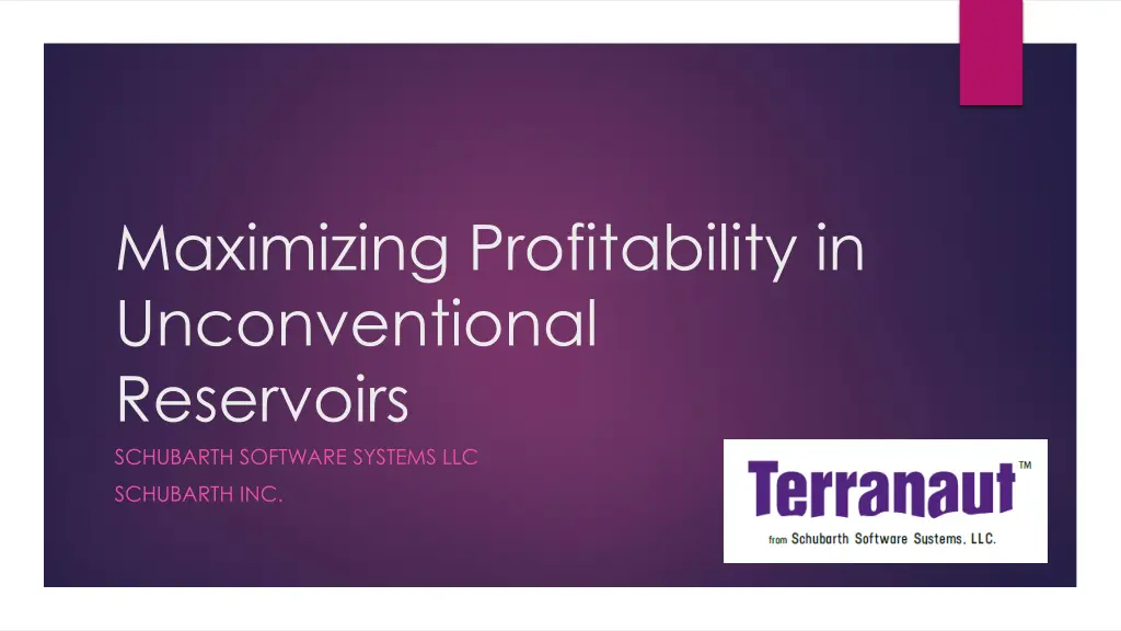 maximizing profitability in unconventional n.w
