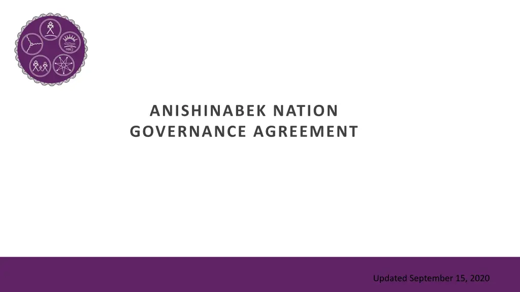 anishinabek nation governance agreement n.w