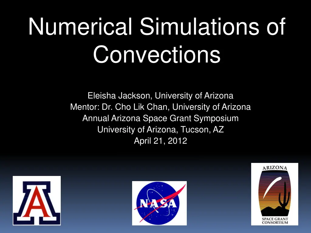 numerical simulations of convections n.w