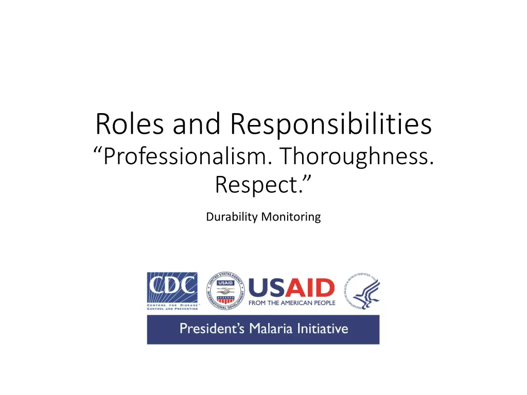 roles and responsibilities professionalism n.w