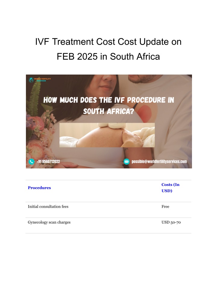 ivf treatment cost cost update on feb 2025 n.w
