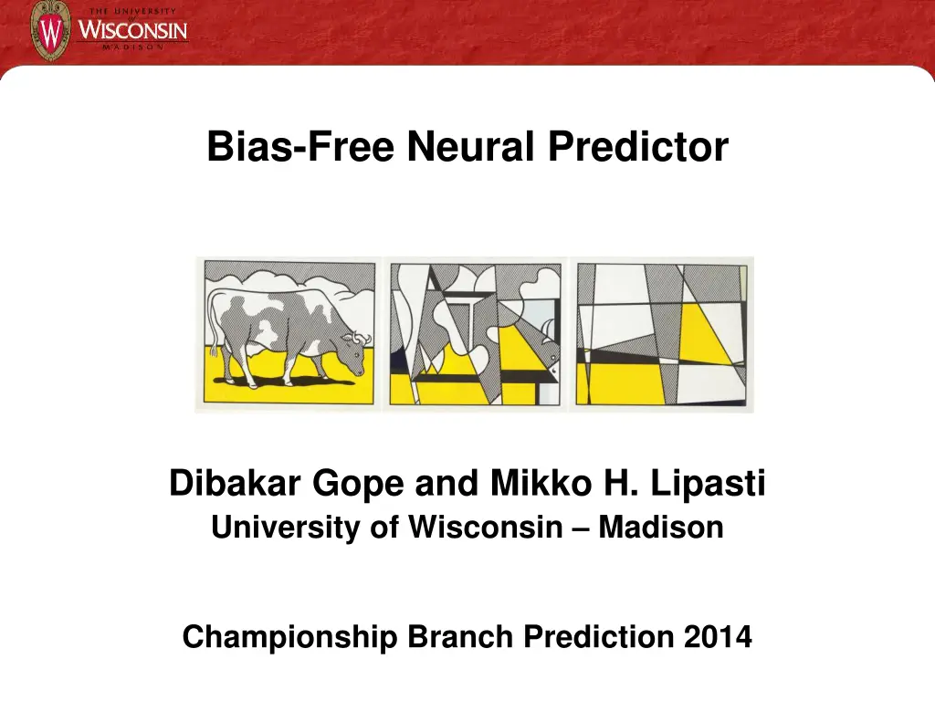 bias free neural predictor n.w