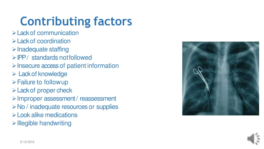 contributing factors lack of communication lack n.w