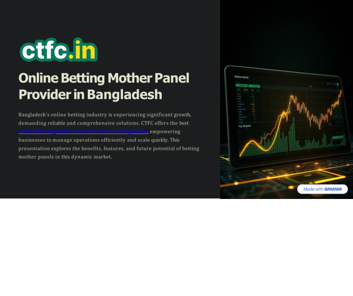 Online Betting Mother Panel Provider in Bangladesh
