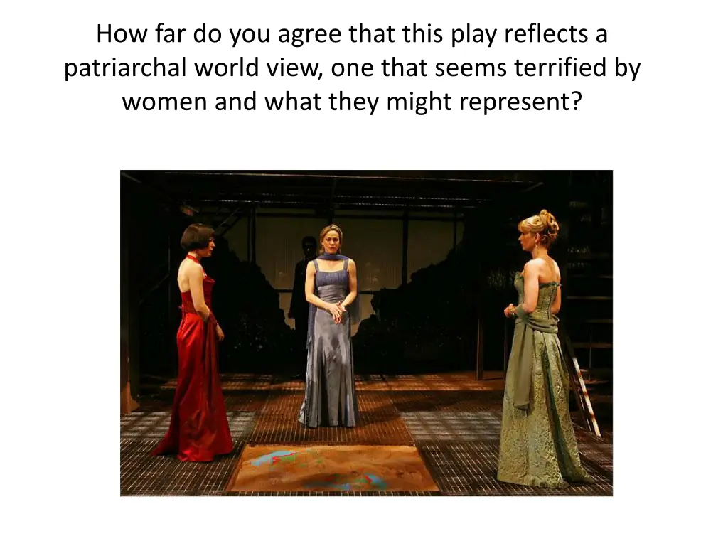 how far do you agree that this play reflects n.w