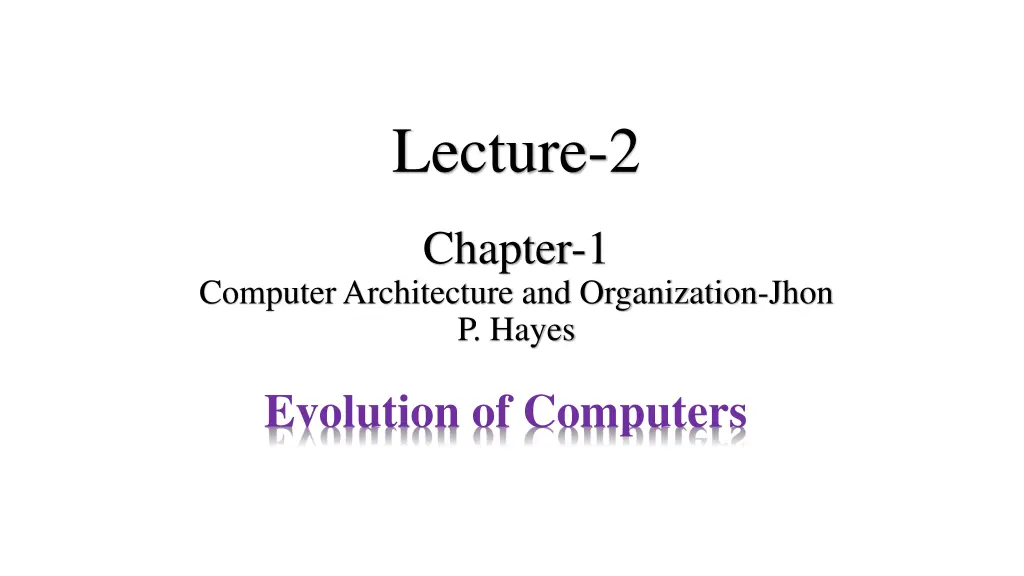 lecture 2 n.w