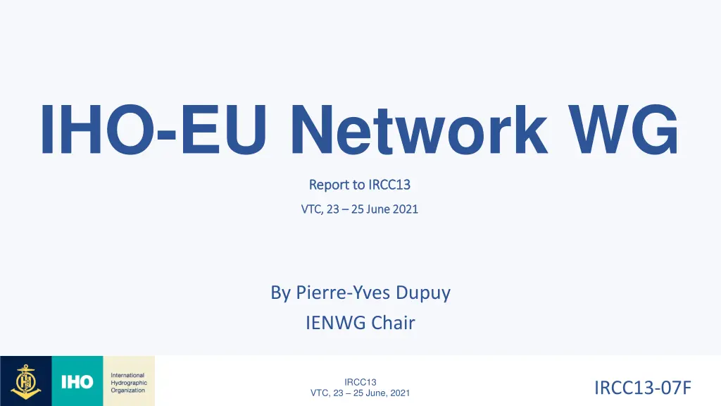 iho eu network wg n.w