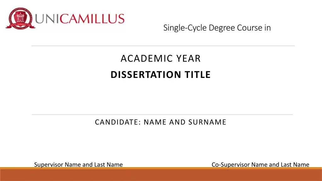 single cycle degree course in n.w