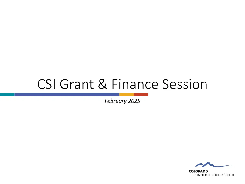 csi grant finance session n.w