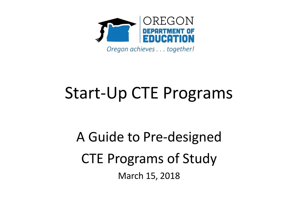 start up cte programs n.w