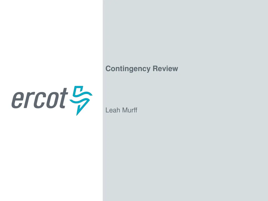 contingency review n.w