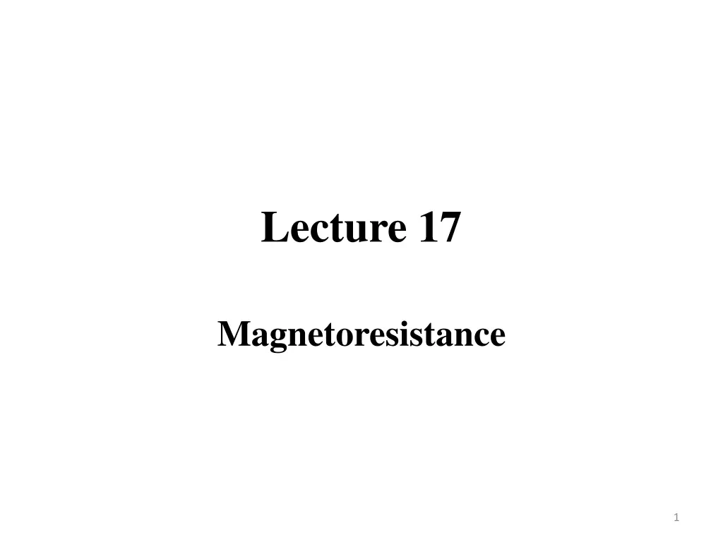 lecture 17 n.w