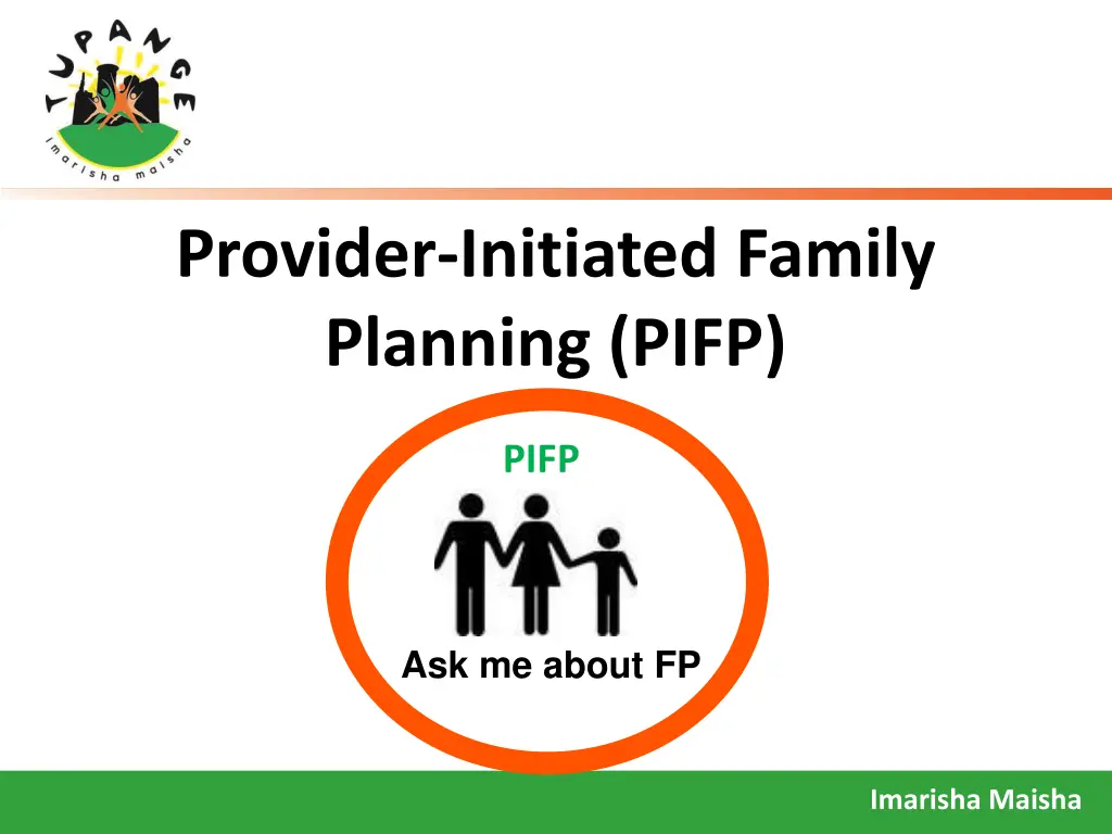 provider initiated family planning pifp n.w