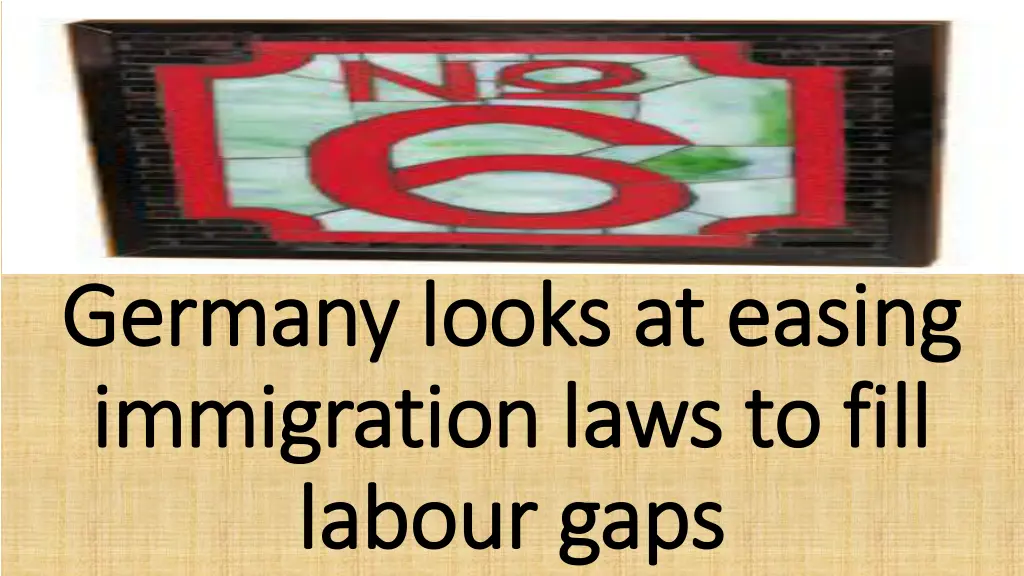 germany looks at easing germany looks at easing n.w