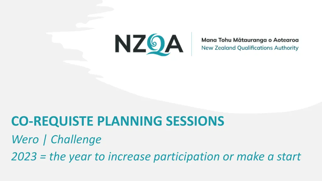 co requiste planning sessions wero challenge 2023 n.w