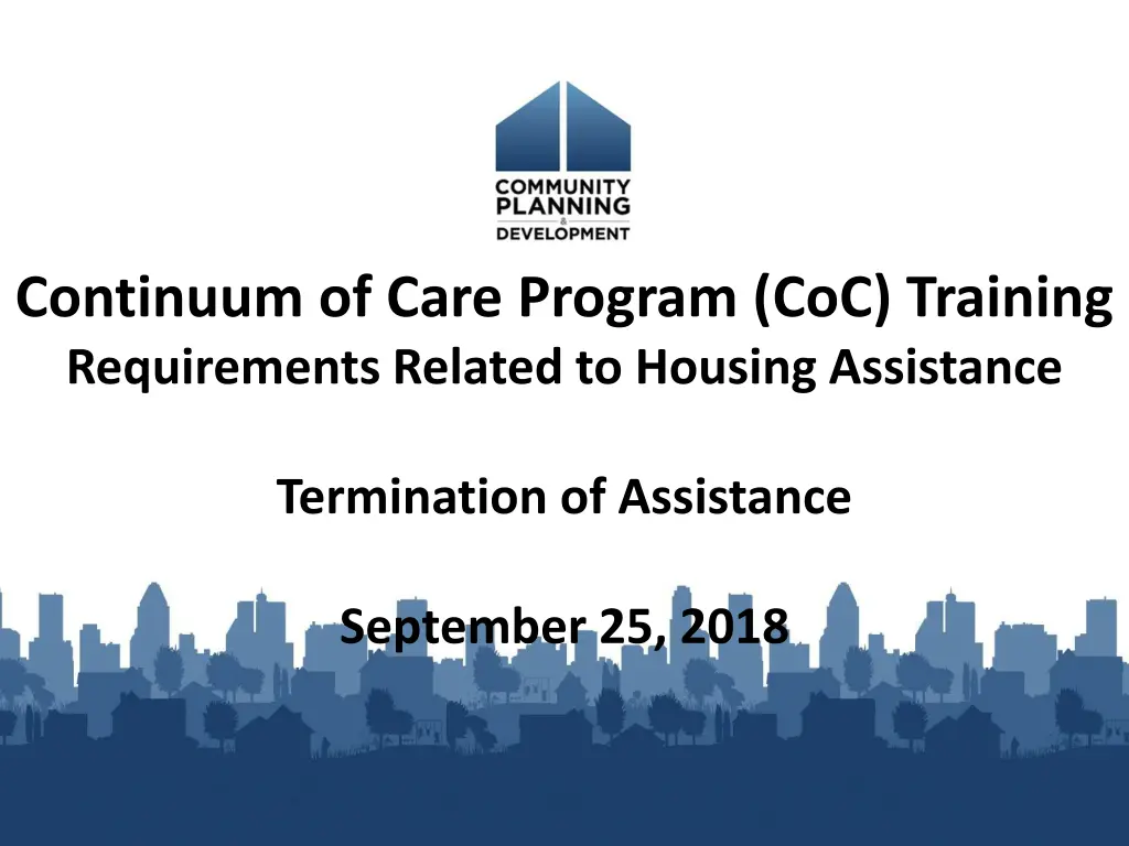 continuum of care program coc training n.w