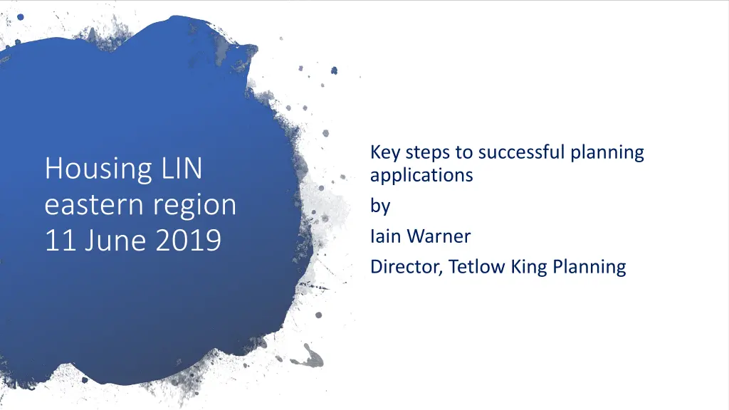 key steps to successful planning applications n.w