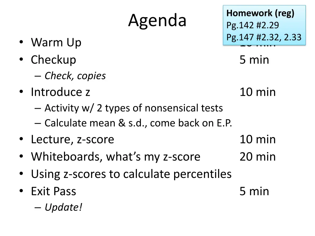 homework reg pg 142 2 29 pg 147 2 32 2 33 n.w